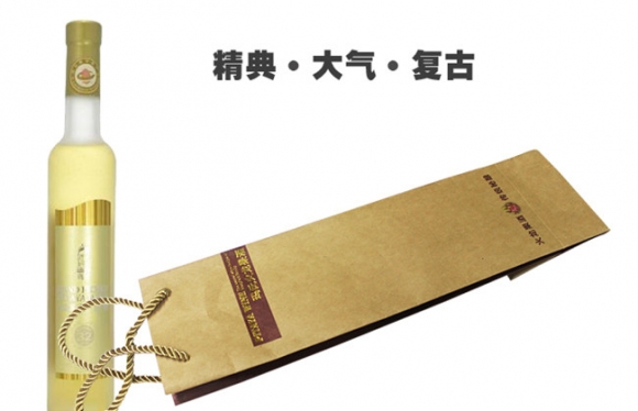 瑪氏果酒牛皮紙手提袋包裝進口牛卡紙制作